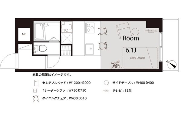 藤和シティコープ早稲田の物件間取画像